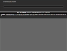 Tablet Screenshot of momocat.com